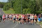 Start of the Newton Aycliffe 10k Road Race.